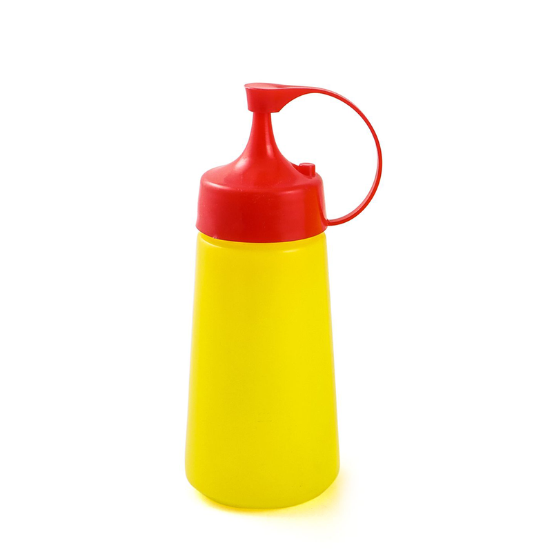 Plastic Squeezer Dispenser with Red Lid 240 ml
