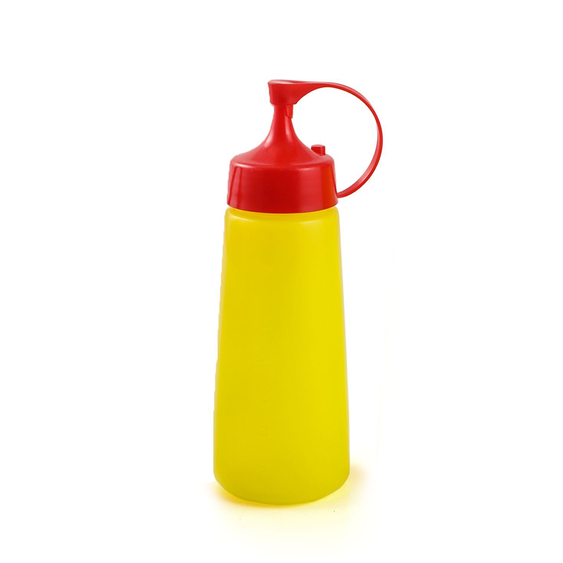Plastic Squeezer Dispenser with Red Lid 350 ml