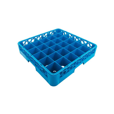 Jiwins Plastic Compartment Glass Rack Blue