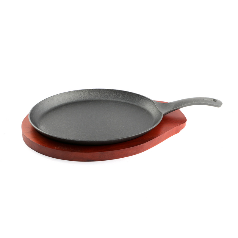 Vague Oval Sizzling Pan with Base 38 cm