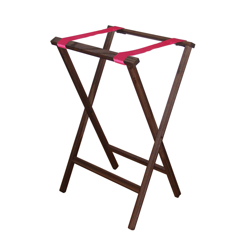 Vague Wooden Folding Tray Stand