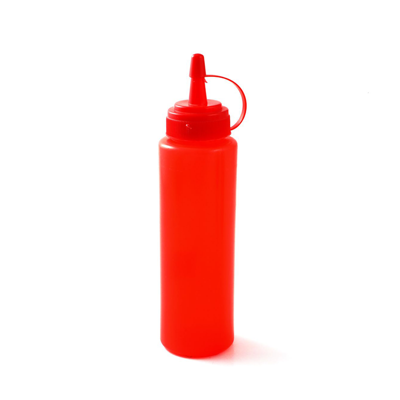 Plastic Squeezer Dispenser with Lid 240 ml