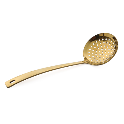 Stainless Steel Slotted Spoon Golden 35 cm
