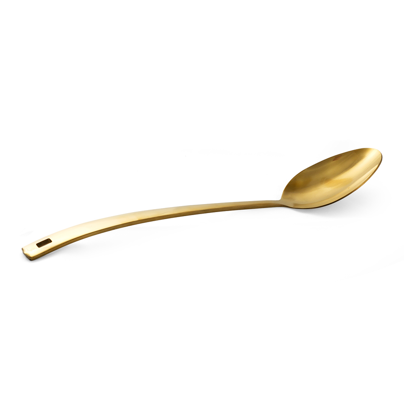 Stainless Steel Cooking Spoon Golden 35 cm
