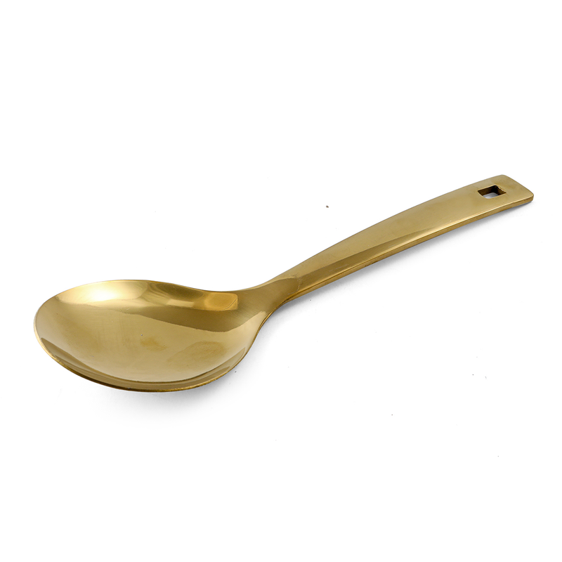 Stainless Steel Serving Spoon Golden