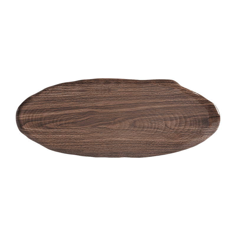 Vague Melamine Wooden Grain Plate