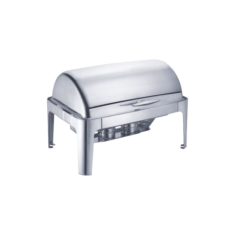 Vague Stainless Steel Rectangular Chafing Dish 9 Liter with Fuel Holder - Al Makaan Store