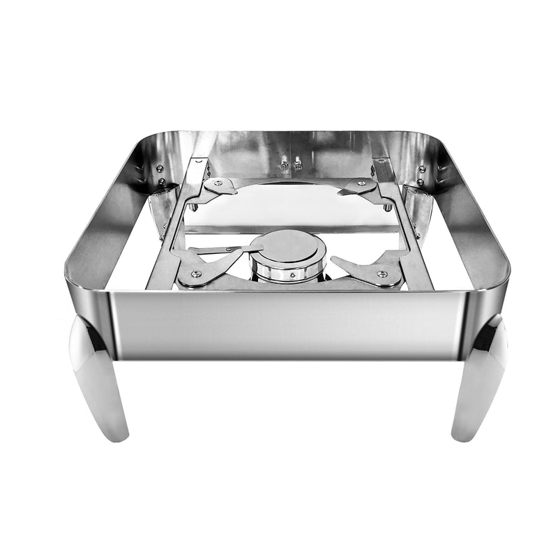 Vague Square Stainless Steel Base for 2/3 Chafing Dish 44 cm x 37 cm x 19.8 cm - Al Makaan Store