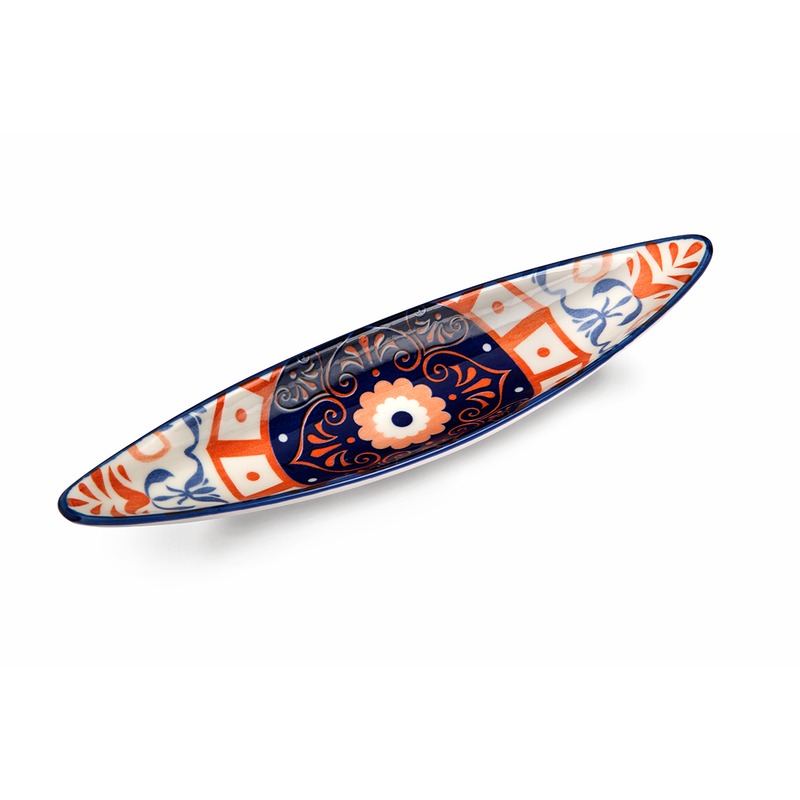 Che Brucia Henna Design Boat Shape Dish