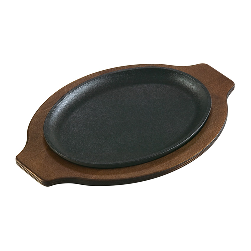 Lodge 10 Inch Oval Cast Iron Serving Griddle