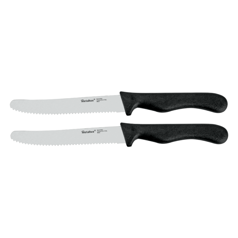 Metaltex Basic Line Set of 2 Table Knives 22 cm