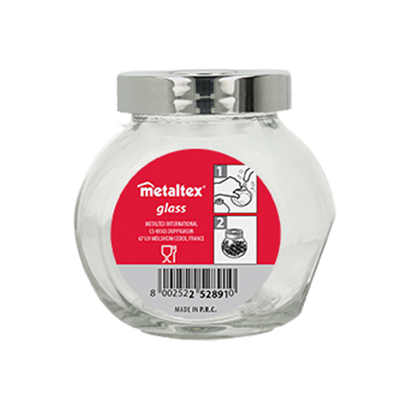 Metaltex Shake Line Multipurpose Glass Jar