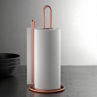 Metaltex My-Roll Copper Vertical Kitchen Paper Holder
