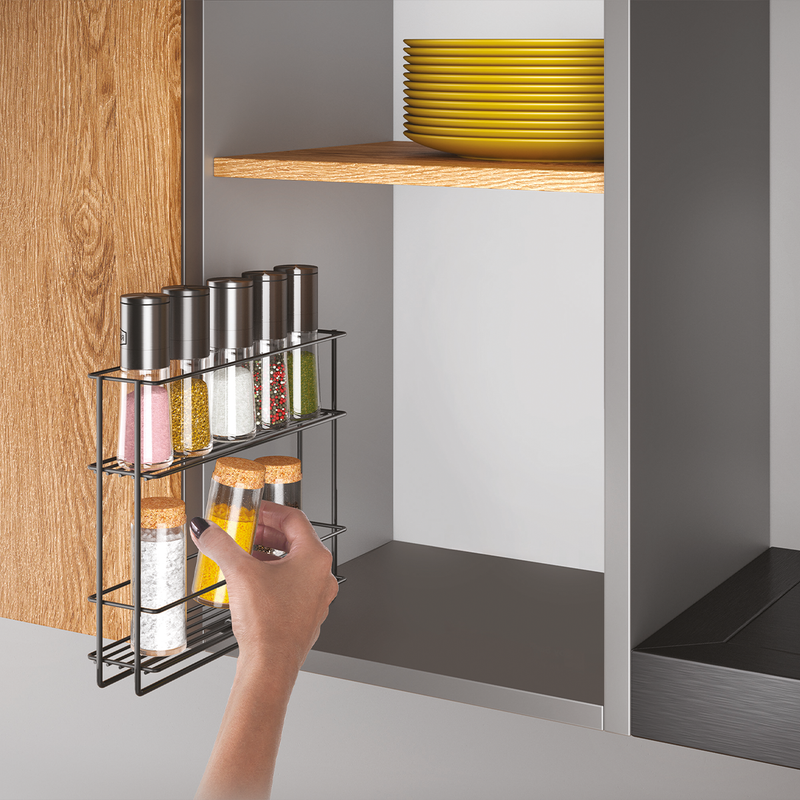 Metaltex In & Out Lava Sliding Spice Rack