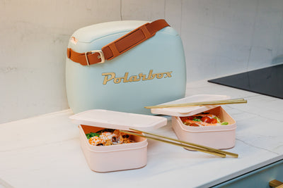 Polarbox 6L Urban Cooler Bag with 2 Containers Bruma Gold - Al Makaan Store