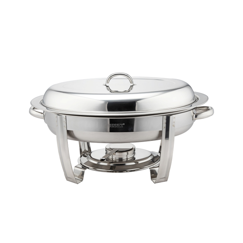 Sunnex Stainless Steel Regal Oval Chafer 5.5 L