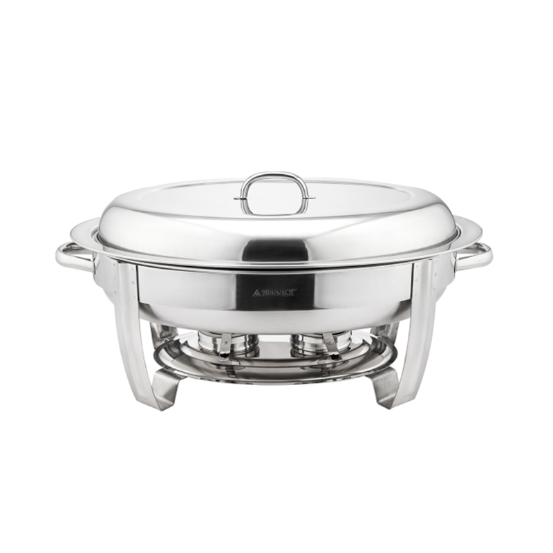 Sunnex Stainless Steel Regal Oval Chafer 9 L
