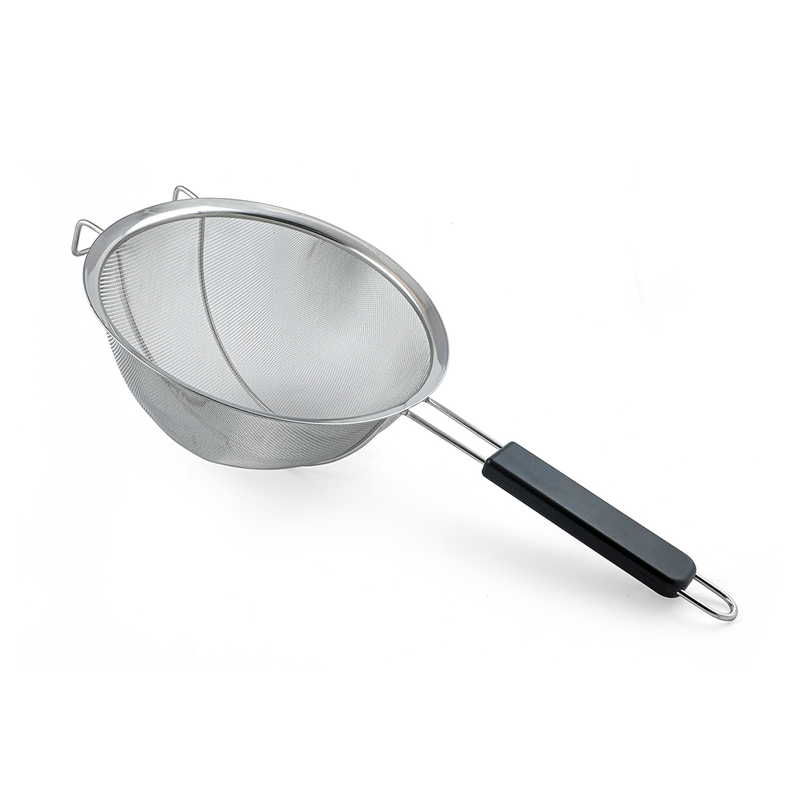 Stainless Steel Strainer with Plastic Handle