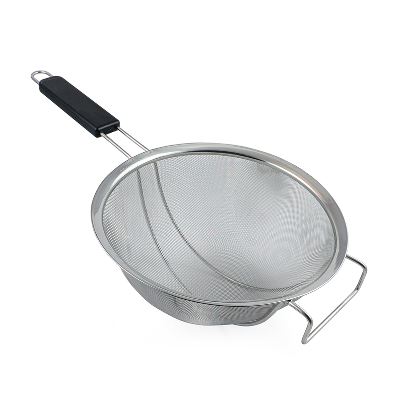 Stainless Steel Strainer with Plastic Handle